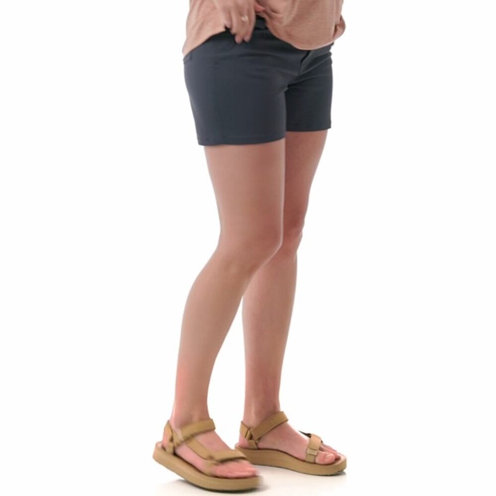Flylow Life Short Womens Sz 12 Green Gray‎ UPF 50+ Hiking Activewear Stretch $75 - Picture 3 of 16